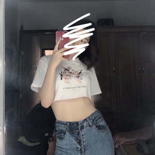 [ORDER] Áo croptop Baby Angle (ẢNH THẬT Ở CUỐI) - B7.22