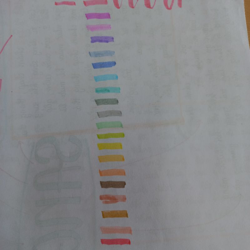 bộ fiber pen pastel 20 màu