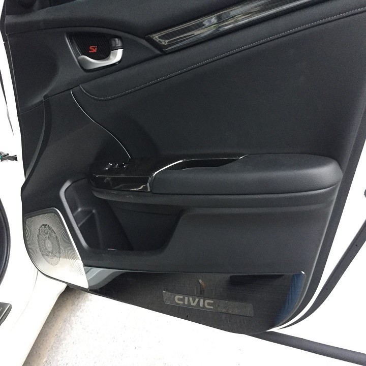 Ốp chống xước Tapli, Táp li cửa Honda Civic 2016-2021 - vân titan(hàng cao cấp)