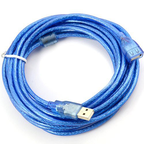 Dây nối dài USB 1.5M 3M 5M 10M chống nhiễu loại tốt giao ngẫu nhiên màu xanh hoặc xám APELE