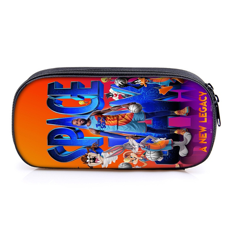 Hộp Đựng Bút Đa Năng Sức Chứa Lớn In Hình Anime Space Jam 2