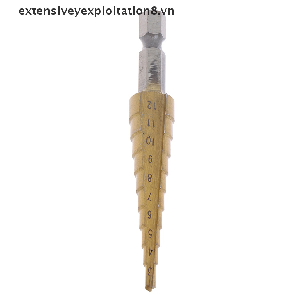 Mũi khoan kim loại hình lục giác 3-12mm chuyên dụng