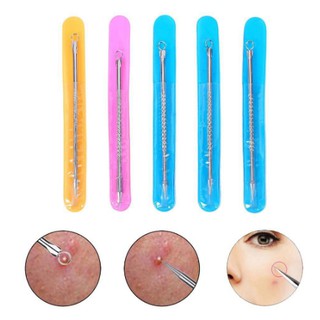 Vỉ 12 que nặn mụn 2 đầu khôgn gỉ, Que nặn mụn vỉ 12 chiếc dùng cho Spa, TMV
