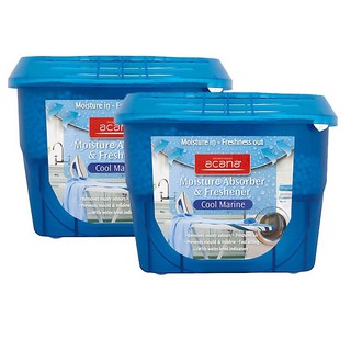 Combo 2 bình hút ẩm gió biển thơm mát Acana Hàn Quốc (15x9x12 cm)