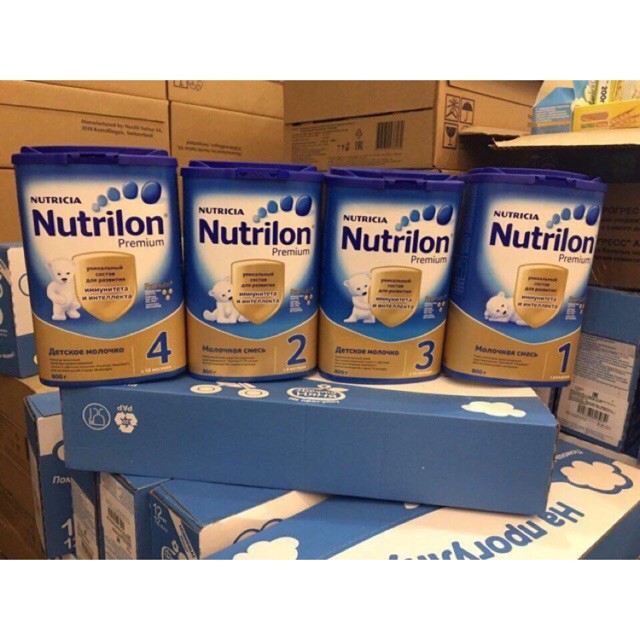 Sữa Nutrilon Premium Nga số 1 2 3 4 800g Date 10/2020