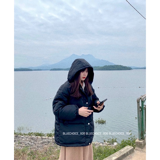 ÁO KHOÁC PHAO BÉO TRƠN BASIC FREESIZE ❤️‍