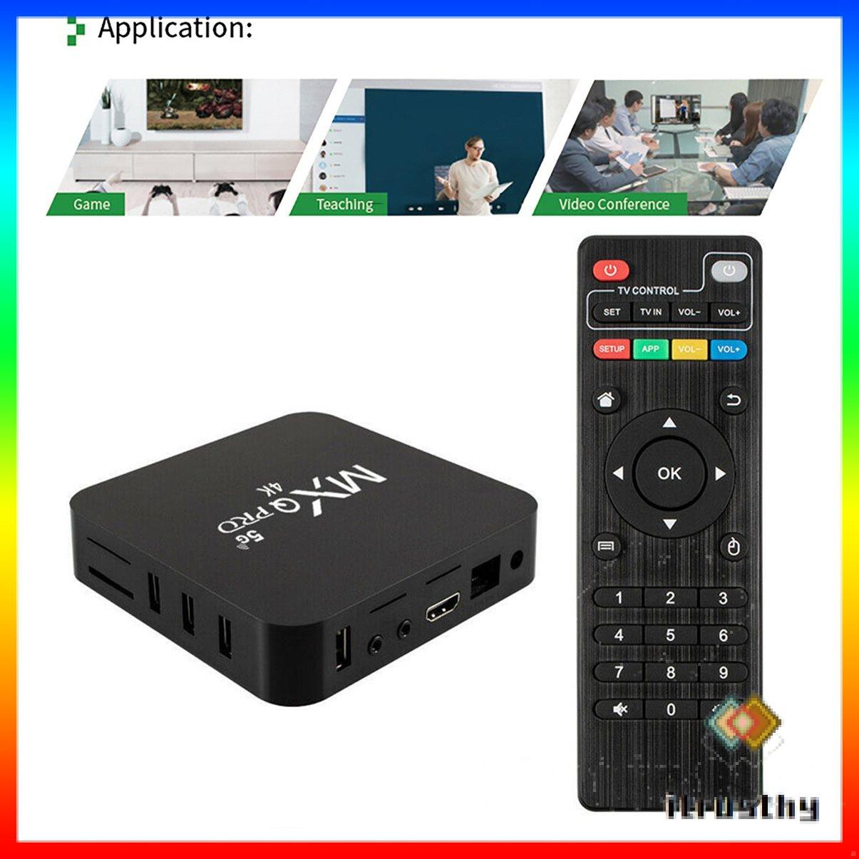 Hộp Tv Mxq Pro 4 64g 5g thông minh kết nối wifi