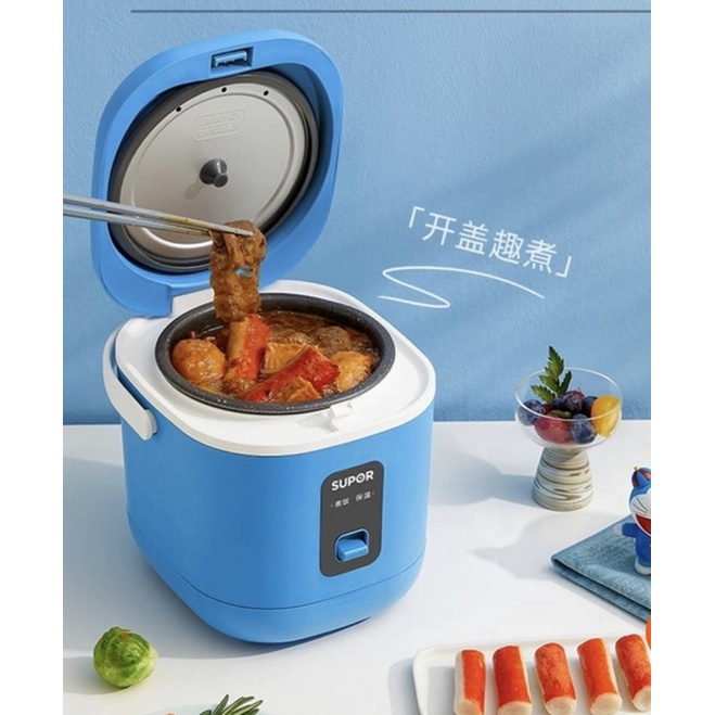 Supor / Nồi cơm điện mini mèo Doraemon 1.2 Lít chính hãng
