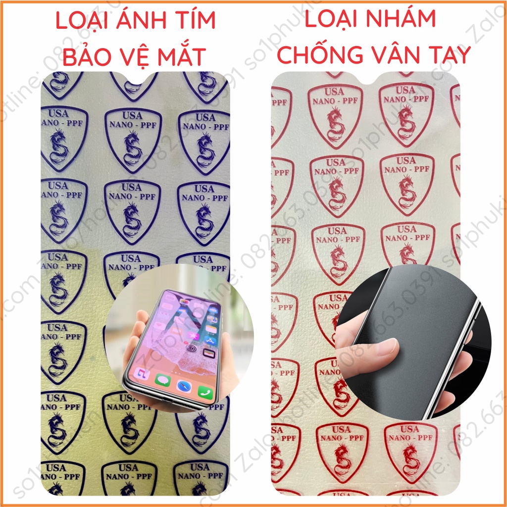 Dán cường lực Oppo A57 2022 (4G/5G) / A77 (4G 5G)/ A77s dẻo nano, cường lực 9H+, trong, nhám chống vân tay, bảo vệ mắt