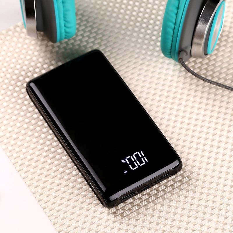 Hộp đựng pin sạc dự phòng chứa được 6 cục 18650 2 cổng USB DIY tiện lợi