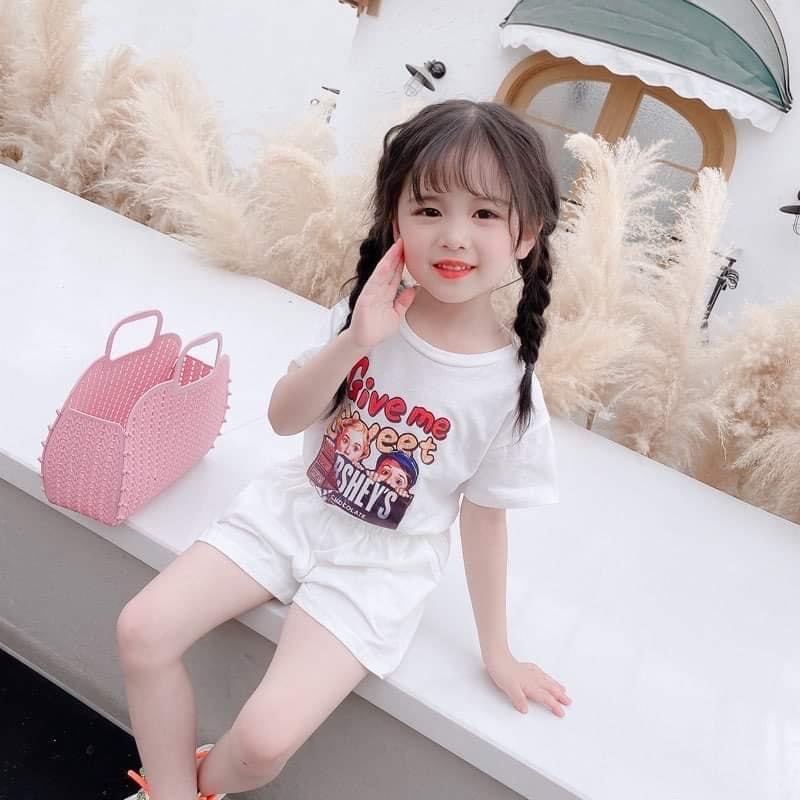 Váy công chúa cho bé gái, quần áo cho bé gái, đồ bộ cho bé phong cách Hàn Quốc, chất cotton, hàng chuẩn size