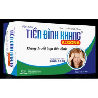 TIỀN ĐÌNH KHANG-HỖ TRỢ ĐIỀU TRỊ RỐI LOẠN TIỀN ĐÌNH
