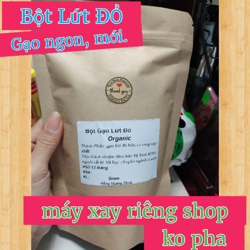 Bột Gạo Lứt Đỏ Ăn Liền ( gạo sạch mới, không trộn)