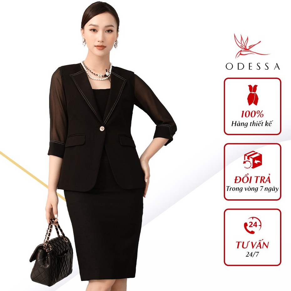 Chân Váy Công Sở Bút Chì ODESSA Thiết Kế Form Ôm, Chất Vải Tuytsi Nhập Khẩu Đanh Mịn JS20-188 | BigBuy360 - bigbuy360.vn