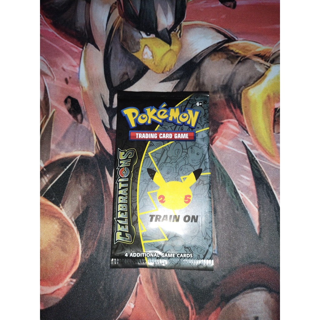 Túi Thẻ Trò Chơi/Pack Lẻ Pokemon TCG Celebration Kỷ Niệm 25 Năm Chính Hãng