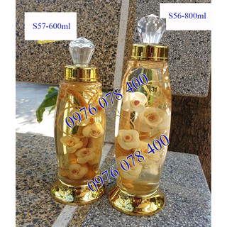 [ CHÍNH HÃNG ] Bình Ngâm Rượu Hàn Quốc 600ml, Bình Thủy Tinh YONGCHEON, BHQ-S57