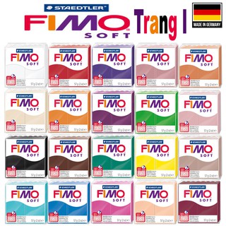 Đất set nung Polymer Fimo Soft (57g) chính hãng (Trang 1 – 20 màu)