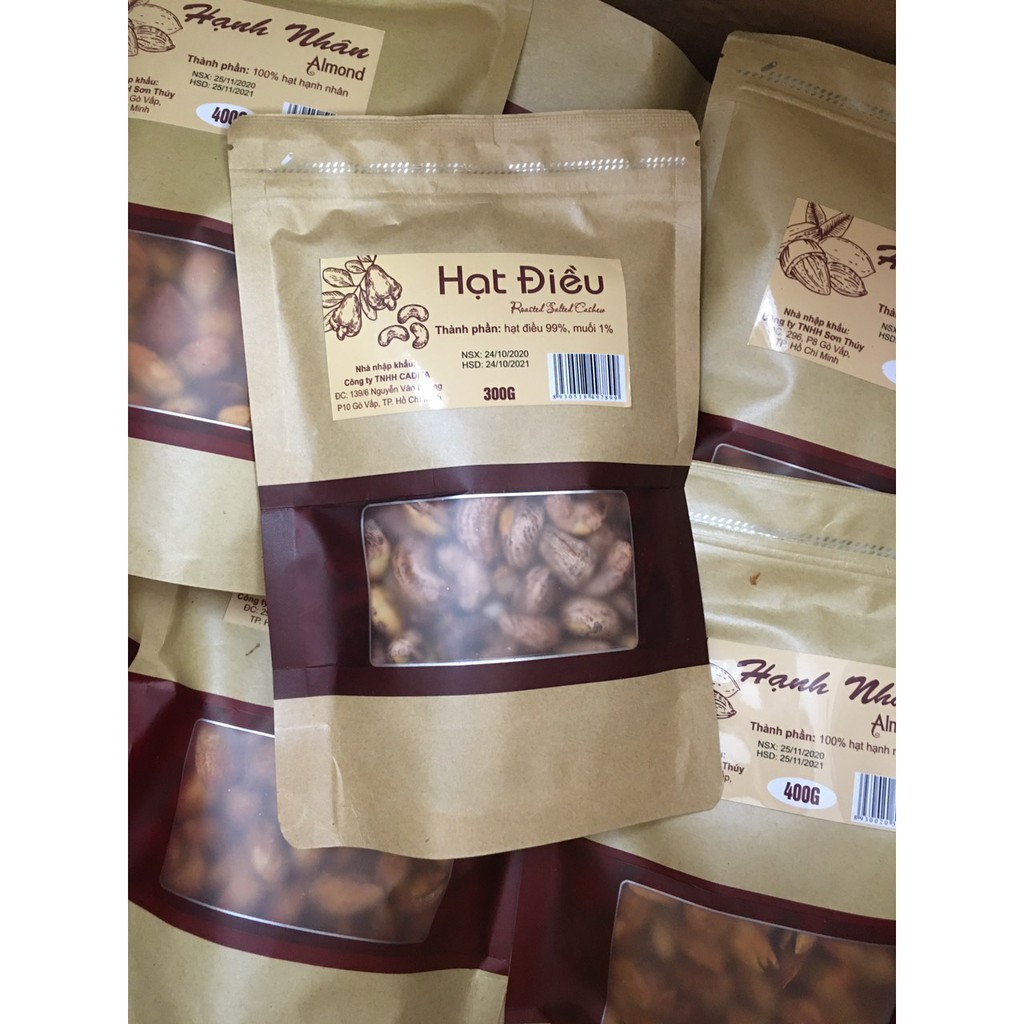 (RẺ VÔ ĐỊCH) 300G Hạt Điều Cao Cấp