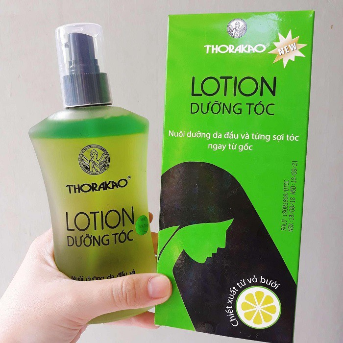 Lotion dưỡng tóc Thorakao ngăn rụng tóc tinh dầu bưởi 120ml