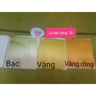 Lá dát vàng - bạc (5 lá/10k)