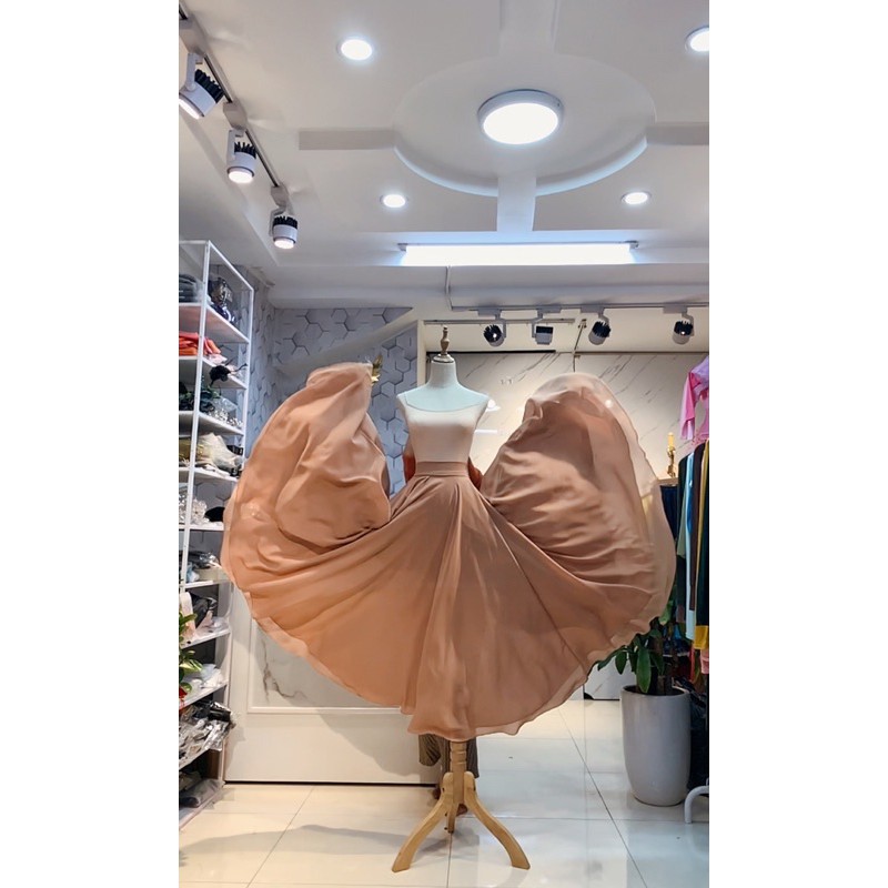 [Săn] Váy xoè 720 độ.múa Cổ Trang,Chụp hình