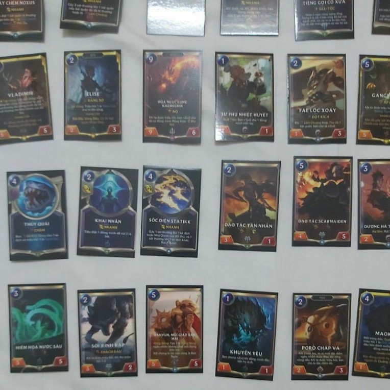 40~60 lá thẻ bài Huyền thoại Runeterra