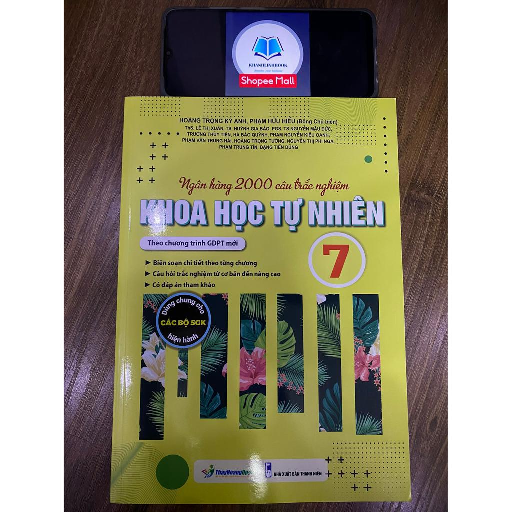 Sách - Ngân Hàng 2000 câu trắc nghiệm Khoa học tự nhiên 7