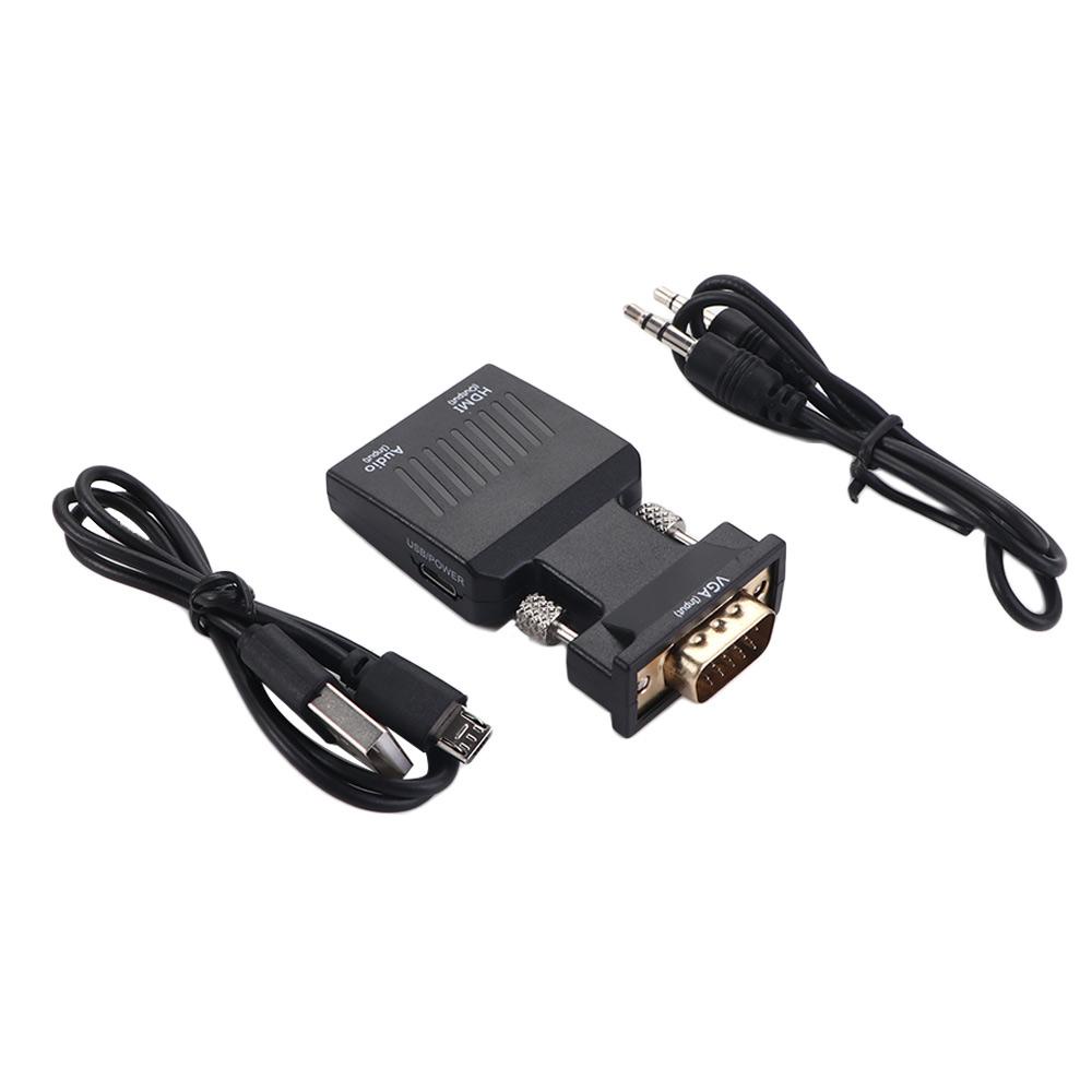 Đầu Chuyển Đổi VGA Sang HDMI 720 1080P VGA 1 VGA Cho PC Laptop