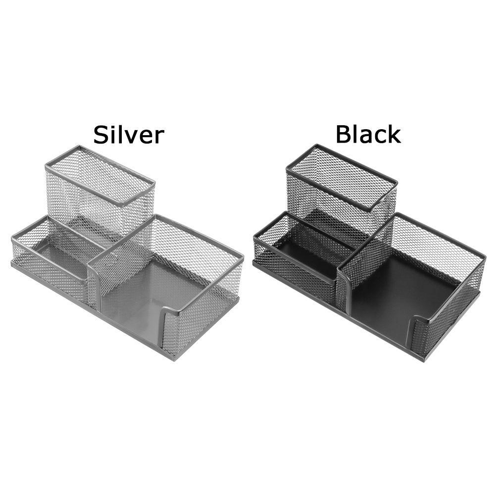 PISTA Giá Đỡ Bút Dạng Lưới 3 Ngăn Sắp Xếp Gọn Gàng Cho Văn Phòng /