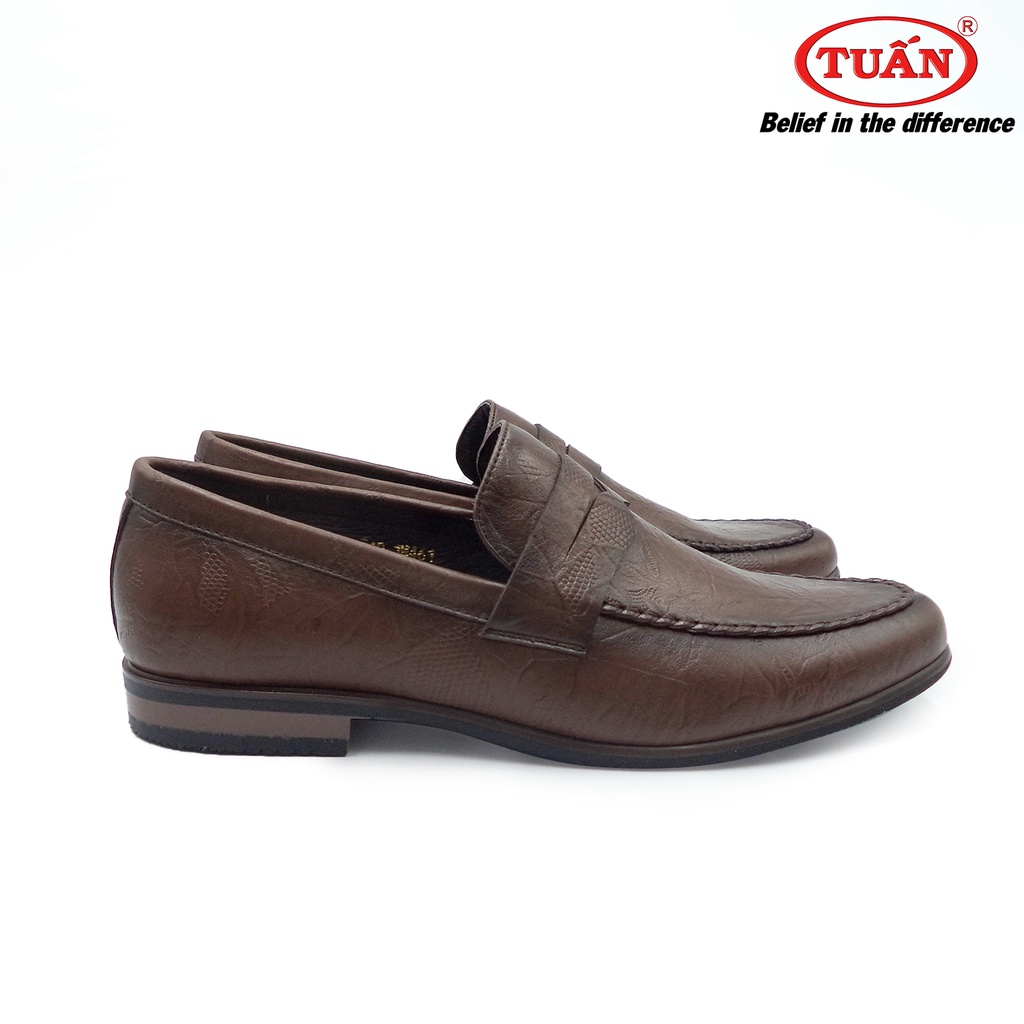 Giày da nam giày tây thời trang quai da bò thật thương hiệu Tuấn GXHU-360