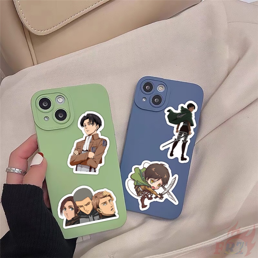 56Pcs/Set ☆ Attack on Titan Stickers ☆ DIY Fashion Decals Doodle Stickers