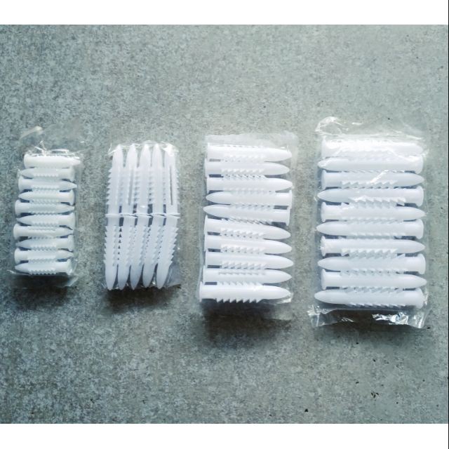 Combo 10 chiếc nở nhựa (tắc kê) đủ kích cỡ -anhsonnd18