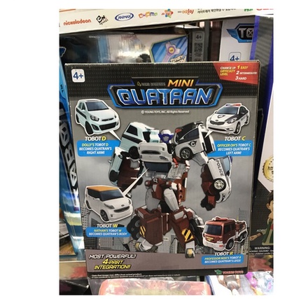Đồ Chơi Robot Biến Hình Tobot Chính Hãng Young Toys - MINI TOBOT QUATRAN
