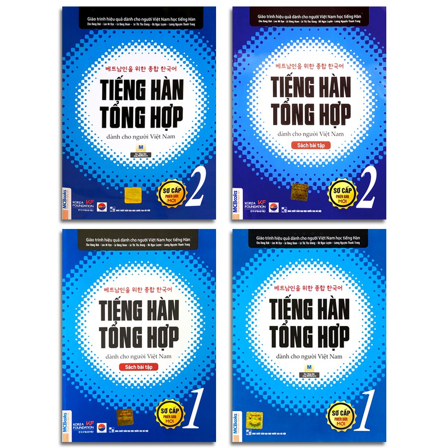 Sách - Tiếng Hàn Tổng Hợp Dành Cho Người Việt Nam - Phiên bản mới - Sơ cấp 1, 2 + Sách Bài tập (lẻ tùy chọn) | WebRaoVat - webraovat.net.vn