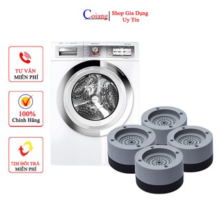 chân chống rung máy giặt Bộ 4 miếng đệm cao su lót chân máy giặt chống rung chống ồn