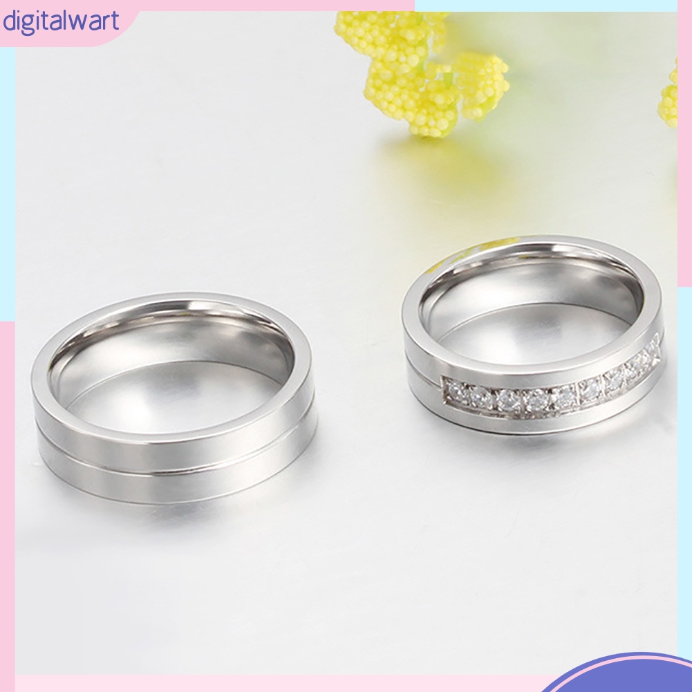 Nhẫn hợp kim kiểu dáng đơn giản, thời trang cho nam/nữ