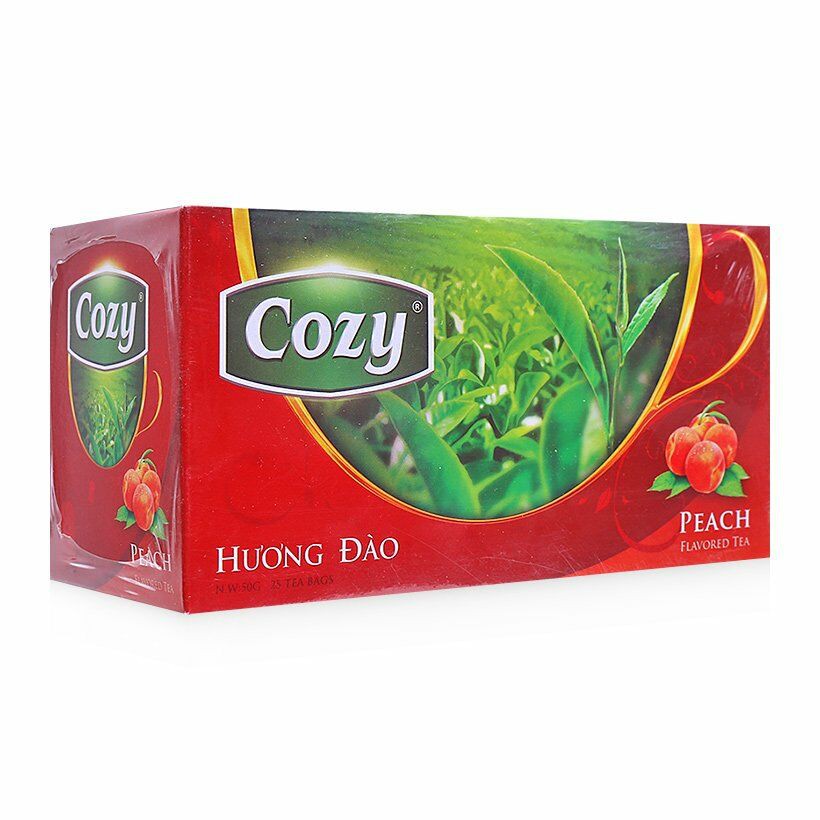 TRÀ COZY TÚI LỌC HƯƠNG ĐÀO 50 TÚI | Shopee Việt Nam