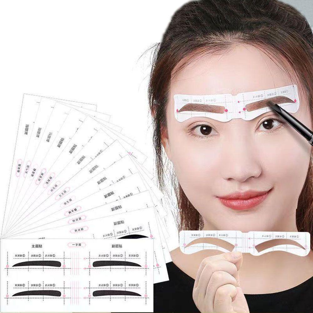 Thẻ Vẽ Lông Mày Mềm Mại Gấp Gọn Chuyên Nghiệp Cho Người Mới Bắt Đầu