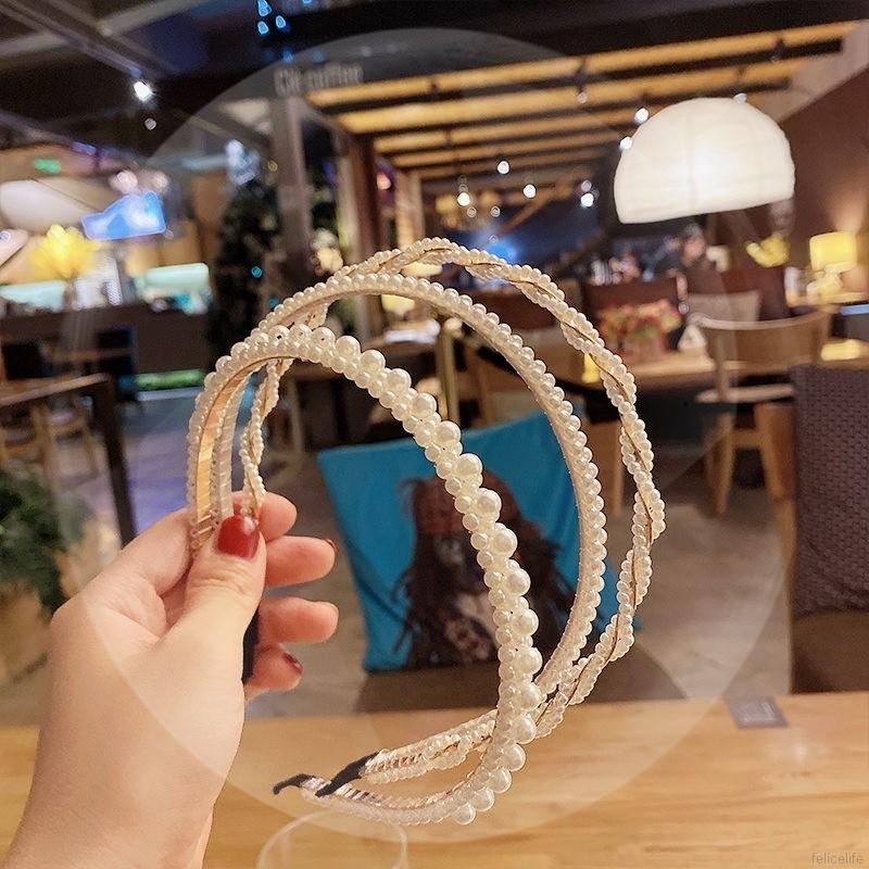 Cài Tóc Đính Ngọc Trai Phong Cách Hàn Quốc Xinh Xắn Cho Nữ