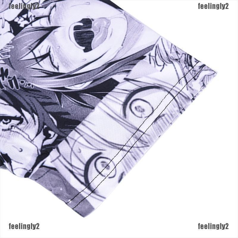 ❤Mặt Trời❤ Áo Thun Tay Ngắn In Họa Tiết Anime Ahegao 3D Vui Nhộn Thời Trang Unisex