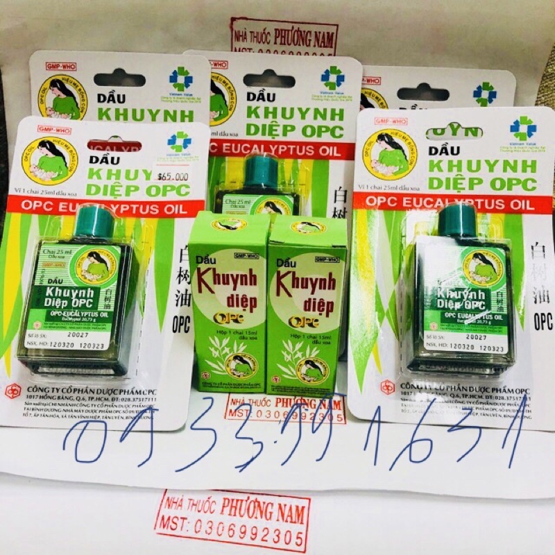 Dầu khuynh diệp OPC (chai 15ml &amp; 25ml)