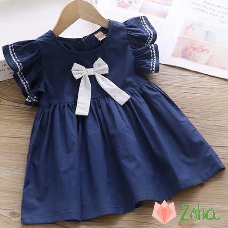 -Hàng nhập khẩu Váy cho bé gái siêu xinh đầm cotton co dãn cho bé Liên hệ mua hàng  084.209.1989