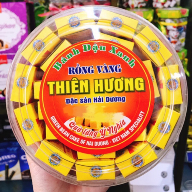 BÁNH ĐẬU XANH RỒNG VÀNG THIÊN HƯƠNG HỘP 340G