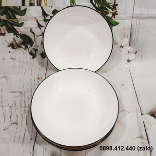 dĩa sứ lòng sâu - dĩa sứ lòng sâu
