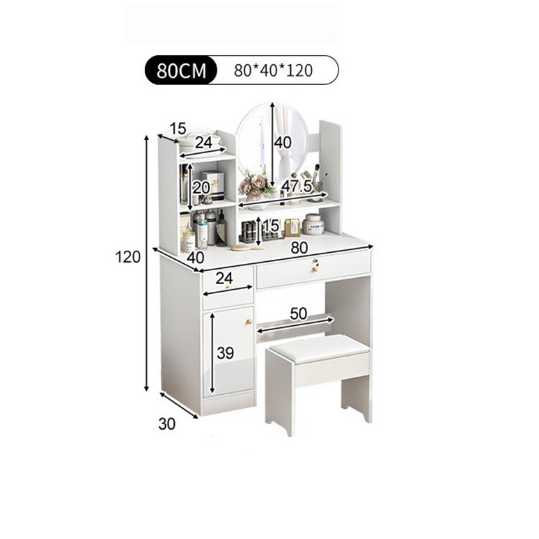Bàn trang điểm Tâm House thiết kế độc đáo - MK01-Vàng | BigBuy360 - bigbuy360.vn