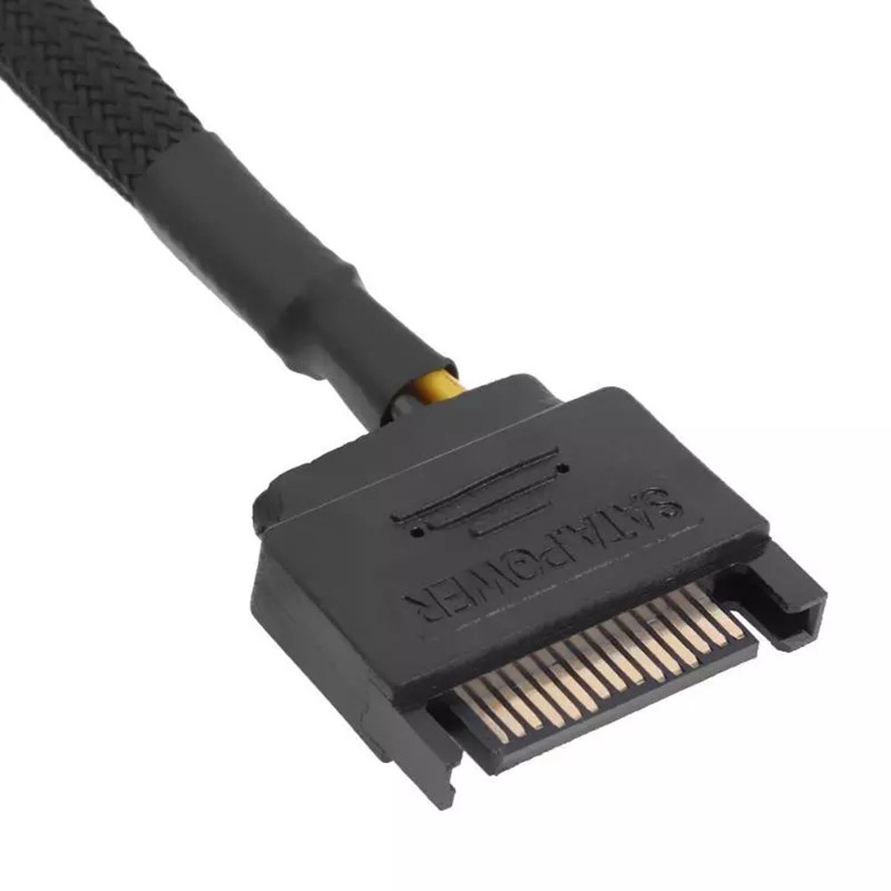 Dây Cáp Mở Rộng Quạt Tản Nhiệt Sata 15pin Sang 3pin 4pin Cho Máy Tính
