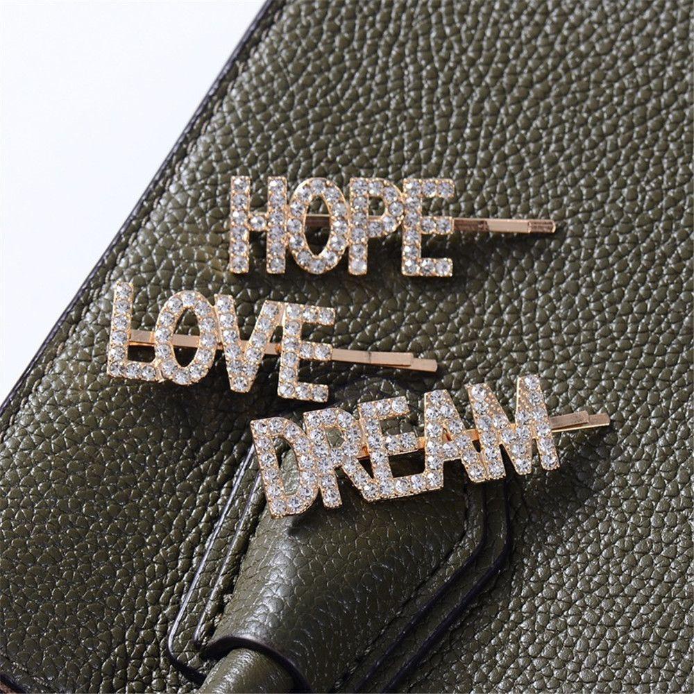 Set 3 Kẹp Tóc Kim Loại Xinh Xắn Cho Nữ