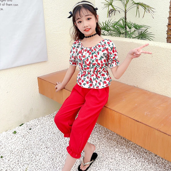 Bộ Đồ Thể Thao 2 Món Thời Trang Mùa Hè Cho Bé Gái 3-4 - 5-6 - 7-8 - 9-10 - 11-12 Tuổi