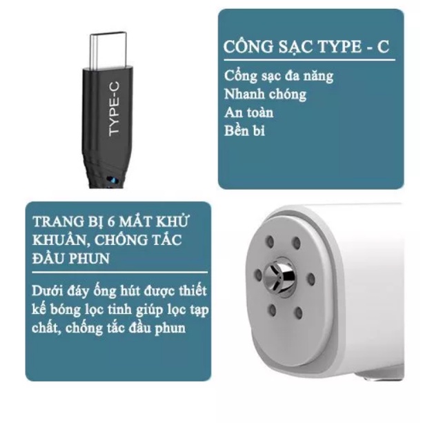 Máy phun khử khuẩn xịt khử khuẩn covid cầm tay nano k5 pro Power Fitness D3001