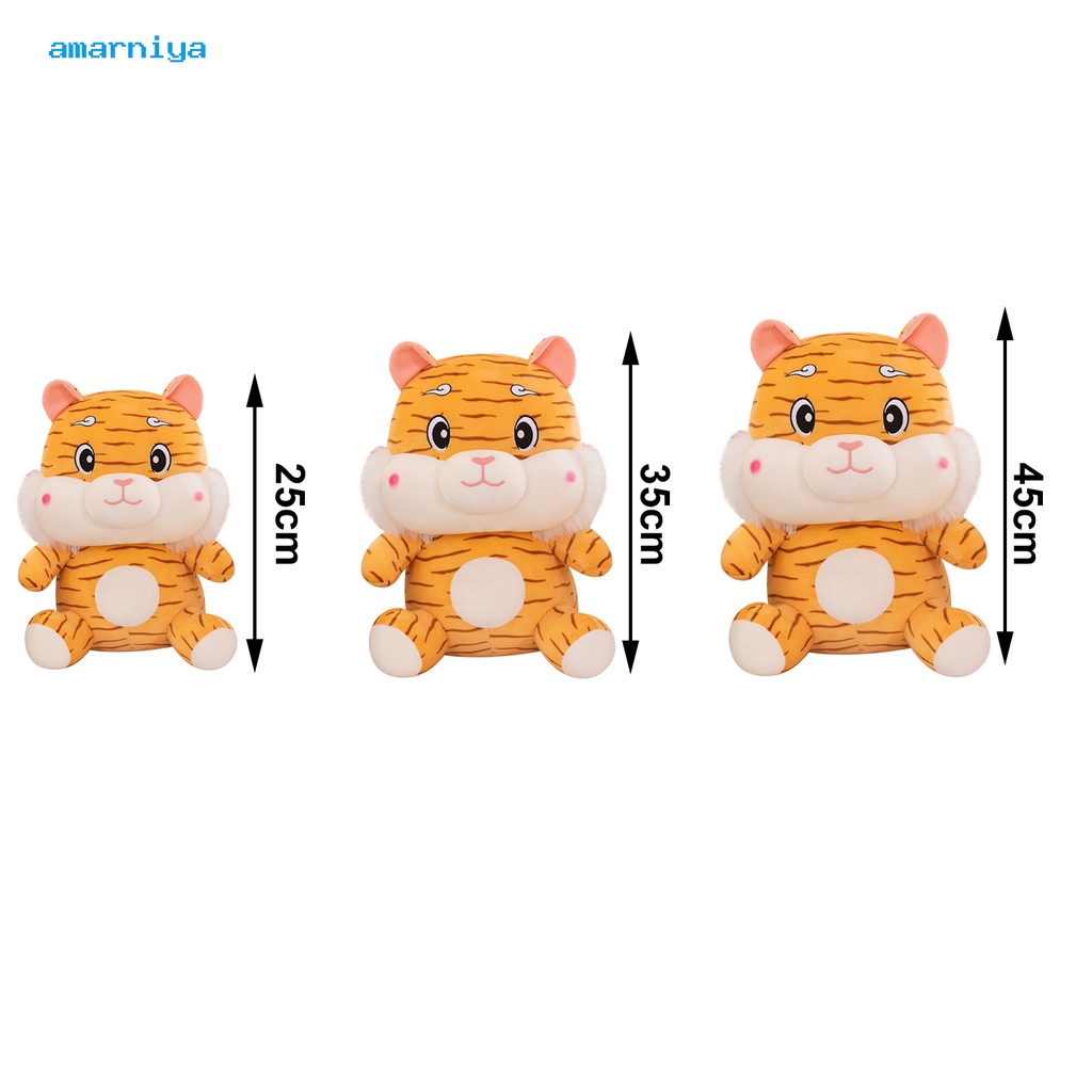 Thú nhồi bông hình con hổ bằng cotton PP gọn nhẹ chống biến dạng cho trẻ em